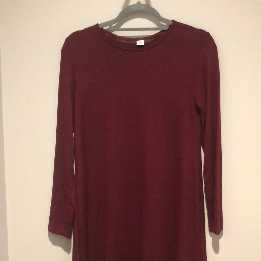 END OF YEAR SALE! | Old Navy Maroon Long Sleeve Dress